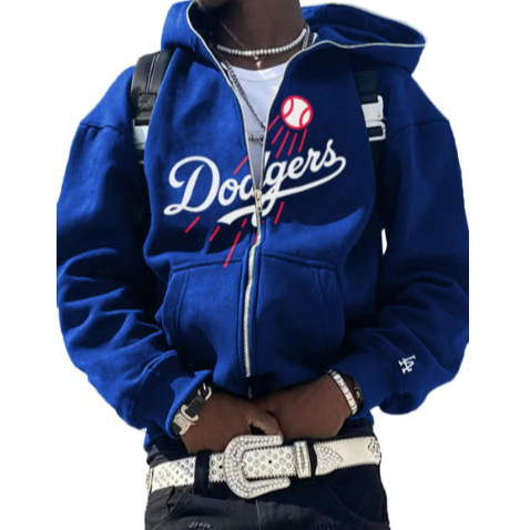 Foreign Trade Trendy Brand Same Coat 3D Printed Zipper to Head Hoodie Men's and Women's Sweater Couple Clothes