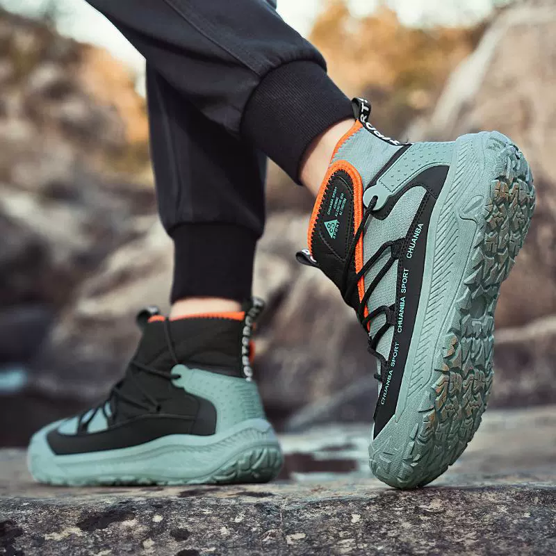 Мужская обувь сетка дышащая нескользкая наружная рыболовная обувь