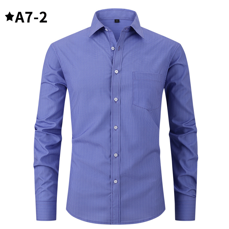 Camisa informal a cuadros delgada y estampada para hombre, popular en Amazon, tipo cárdigan de manga larga, talla grande, ropa de otoño para hombre image 8