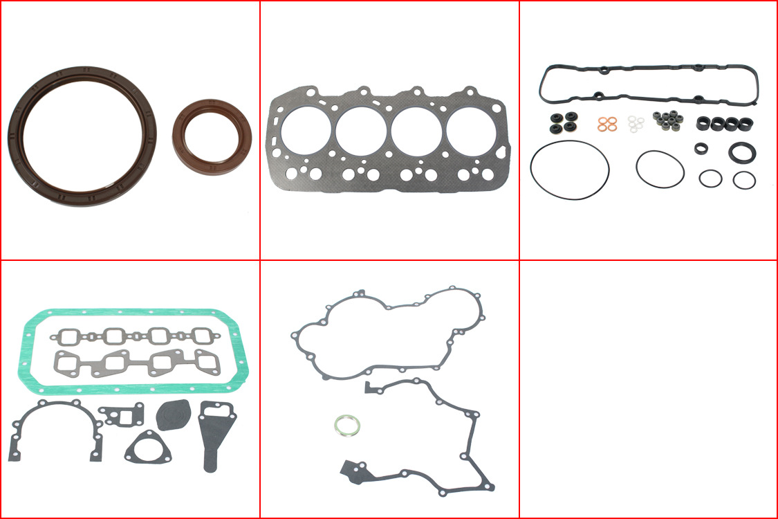 Paquete de reparación del motor para TOYOTA 7F 8F 1DZ accesorios de reparación de carretillas elevadoras Junta de sellado de aceite Junta de sellado