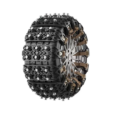 for Cars, Sedans, Suvs, Tire snow chain - 1-set-of-6-black-collection-bag-gloves-installation-tool
