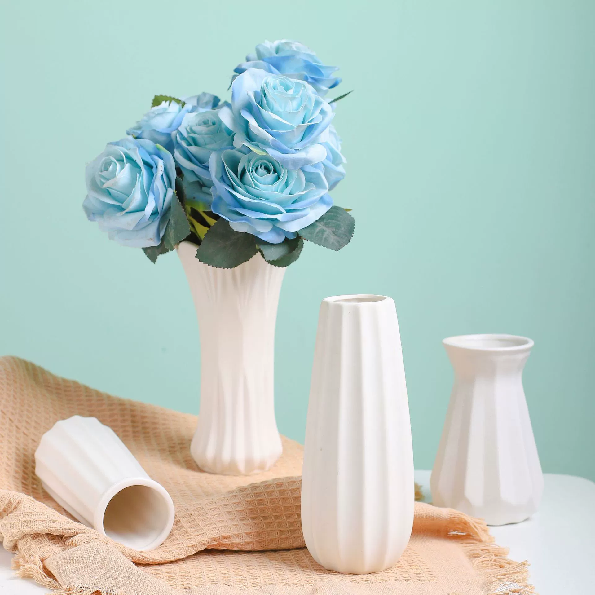 Современная Скандинавская простая Чужеродная абстрактная керамическая ваза гидропонная цветочный стол Цветочные украшения для дома
