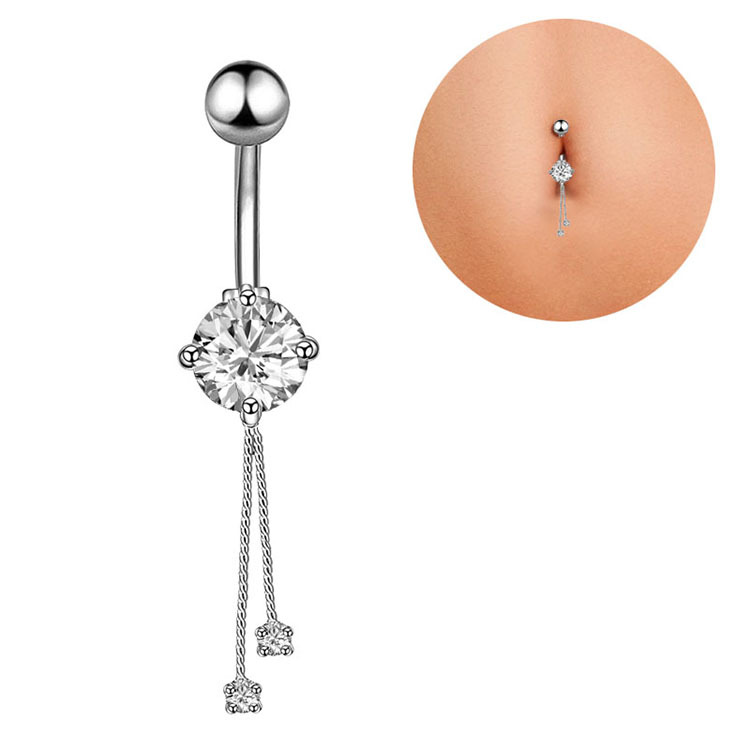 16G labret stud size and finish detail