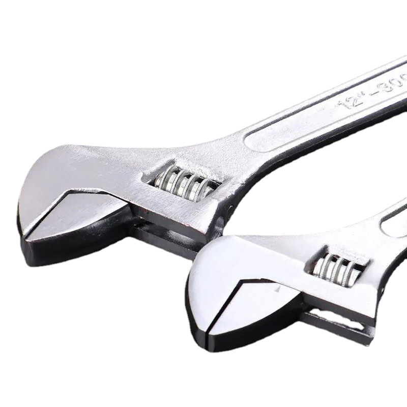 Llave ajustable multiusos del fabricante Llave ajustable de trinquete de gran apertura Llave de baño de tablero en vivo Llave ajustable