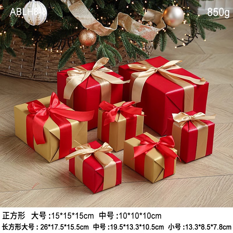 Paquete de regalo de oro rojo set de siete piezas