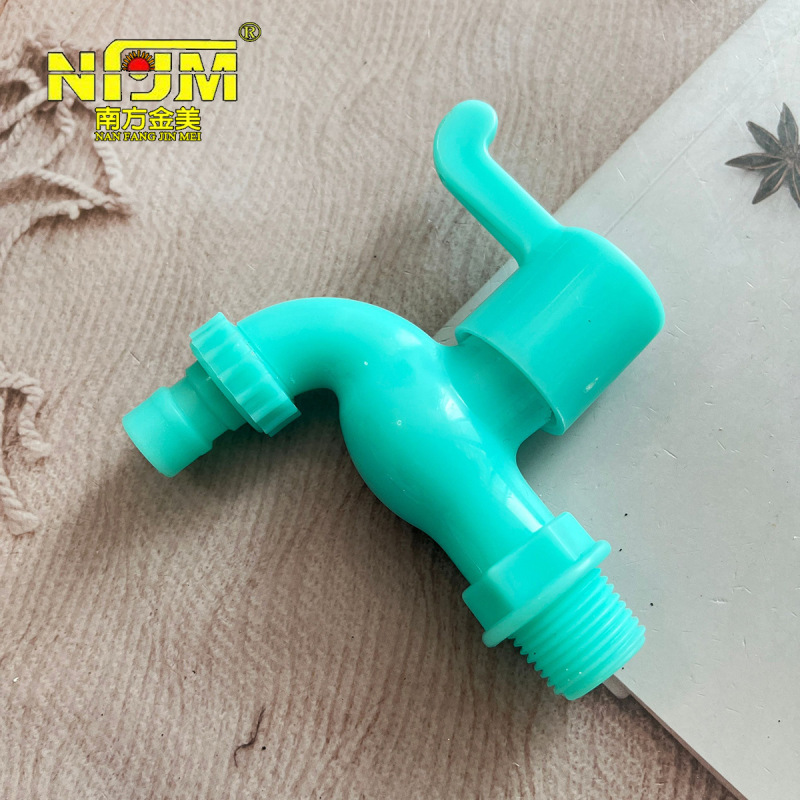 Plastic Faucet for Tap Water, Household Use, 1/2 Inch and 3/4 Inch, Engineering Model, Simple, Cheap, Low Price, Quick-Open Spout, Factory Direct Sale