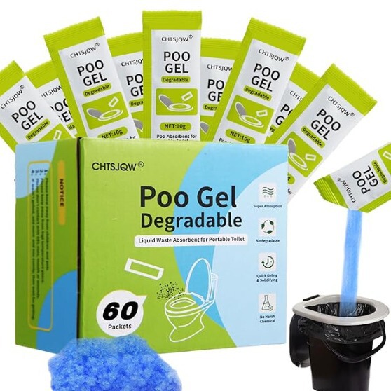 Urine Coagulant, Water-Soluble Film Packaging, Instant High-Absorbent Resin, Urine Solidification, Deodorization and Odor Absorption