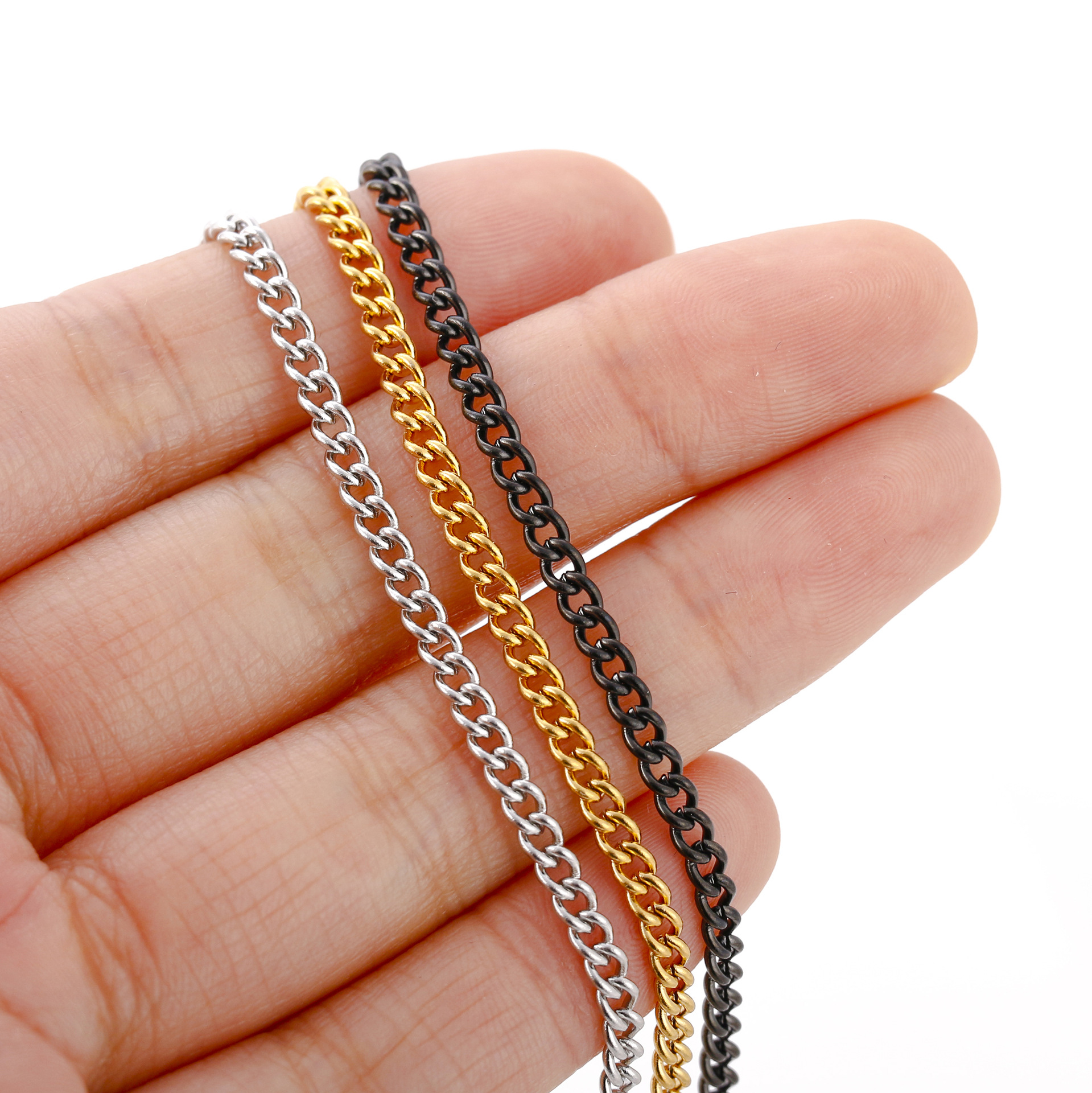 36g Weight 18K Gold Plated Plating Material DIY Jewelry Accessories Classification 1 Piece Quantity Stainless Steel Material Geometric Pattern Plating Design Basic Style Basic Geometric 18k Gold Plated Stainless Steel Wholesale Jewelry Accessories 8