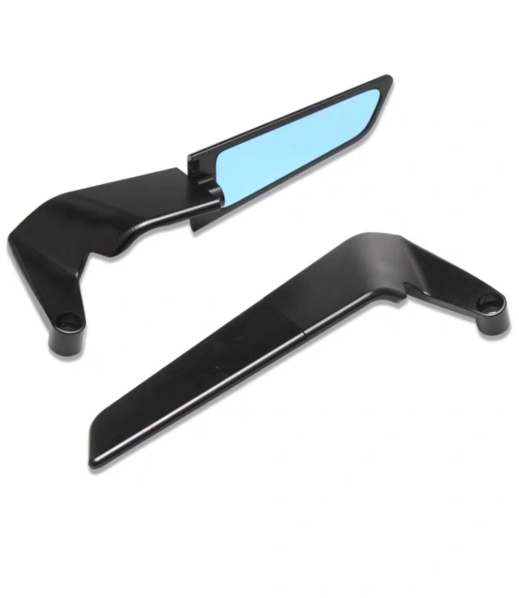 Suitable for Ducati Streetfighter V4, Kawasaki, Honda, and Rizoma monster-style fixed-wing rearview mirrors