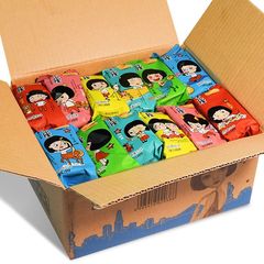 Snack Dong Xiaojie Twelve Zodiac Potato Chips Bulk Non-Fried Puffed Potato Chips Independent Packaging Full Carton Approx. 90 Bags