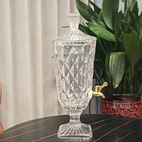 Bình đựng bia thủy tinh không chì có vòi Thùng nước trái cây khách sạn bình nước lạnh KTV bình nước giải khát bình nước trái cây