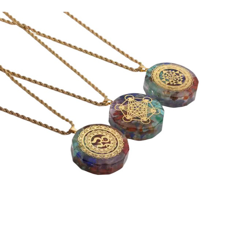 stainless steel twist chain jewelry tree of life 3D star pendant necklace