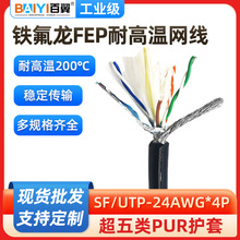 FEP�^�������zPUR�o�׳���W�� CAT5E�͸ߜ�200�湤�I���ξW��