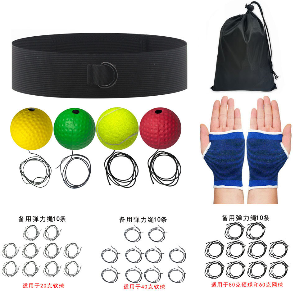 Bola de reacción de boxeo montada en la cabeza Descompresión Bola de fuga Bola de velocidad mágica Entrenamiento para adultos y niños Fitness Entretenimiento Inicio