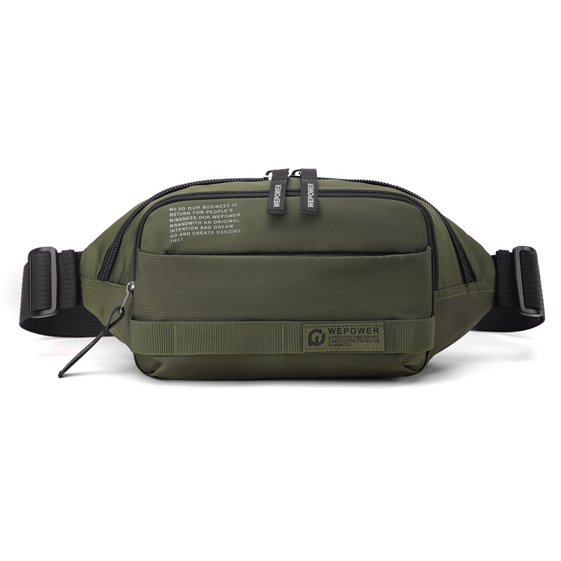 WEPOWER nuevo bolso de cintura para hombres, bolso de tren simple, bolso de pecho, bolso deportivo, bolso de pecho de viaje