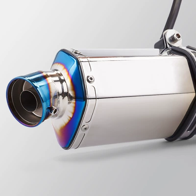 Installation 2018-2023, Motorcycle exhaust pipe