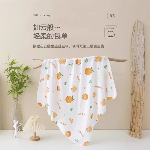 Newborn baby wrap sheet Newborn baby delivery room pure cotton swaddling cloth wrap spring and summer thin 0-3 month wrap