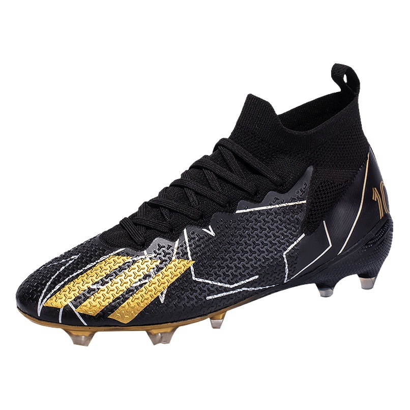 Transfronterizo zapatos de fútbol de uñas rotas de largo alto-Top Plus tamaño cómodo transpirable césped artificial suave absorción de choque moda hombres y mujeres de entrenamiento