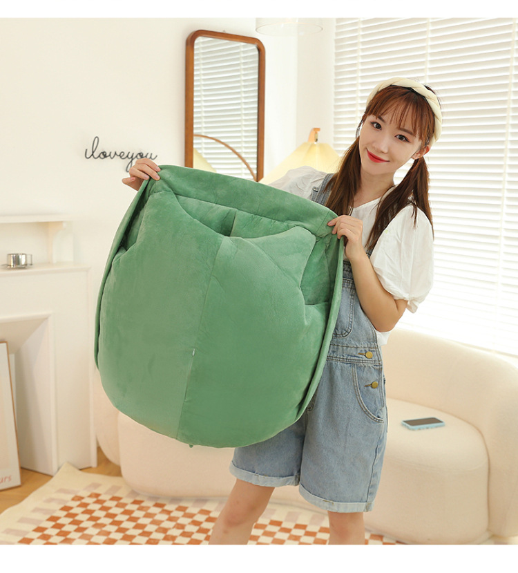 Zhao Lusi's Same Style Turtle Shell Wearable Clothing Plush Toy Oversized Turtle Shell Pillow Doll Plushie