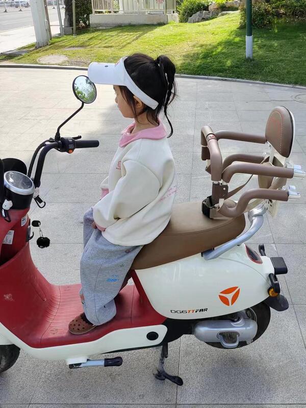 Electric Motorcycle, Electric Scooter, Child Seat, Rear-Mounted Baby Seat, Front-Mounted Scooter, Electric Bike, Safety Child Guardrail, Foldable