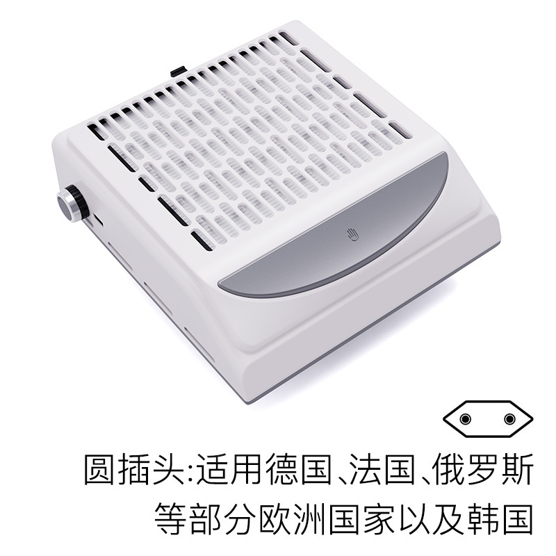 Colector polvo uñas 100w almohada mano japonesa enchufable alta potencia con pantalla filtro