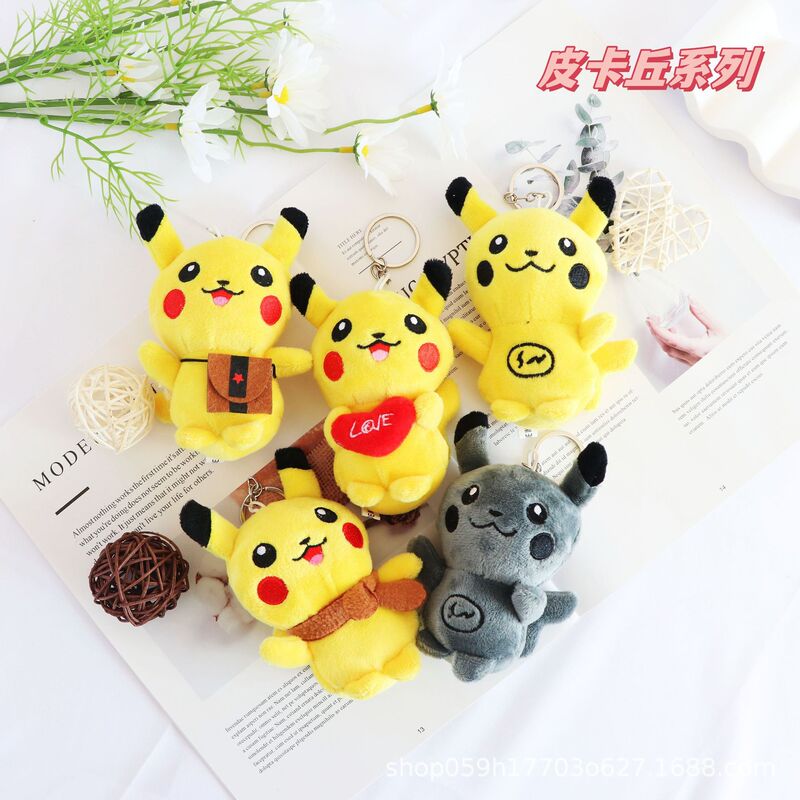 Cute Dream Series Plush Doll Pikachu Xiaozhi Plush Toy Internet Celebrity Cute Backpack Clothing Accessories