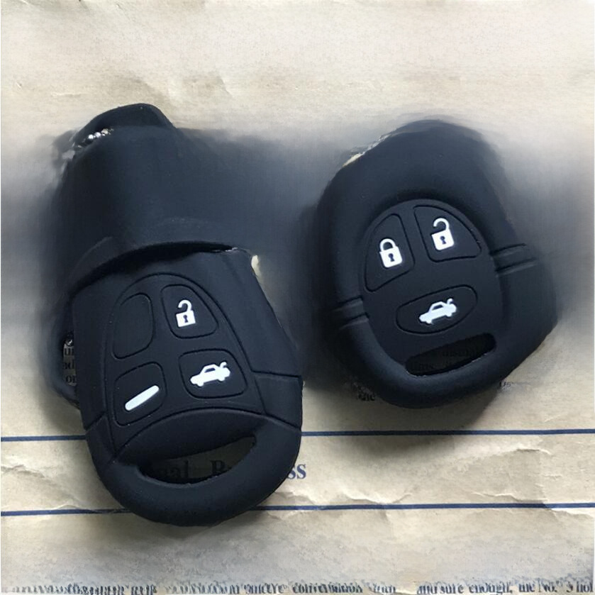 SAAB薩博93 92 95硅膠鑰匙套專用鑰匙包車用鑰匙套包遙控器套改裝