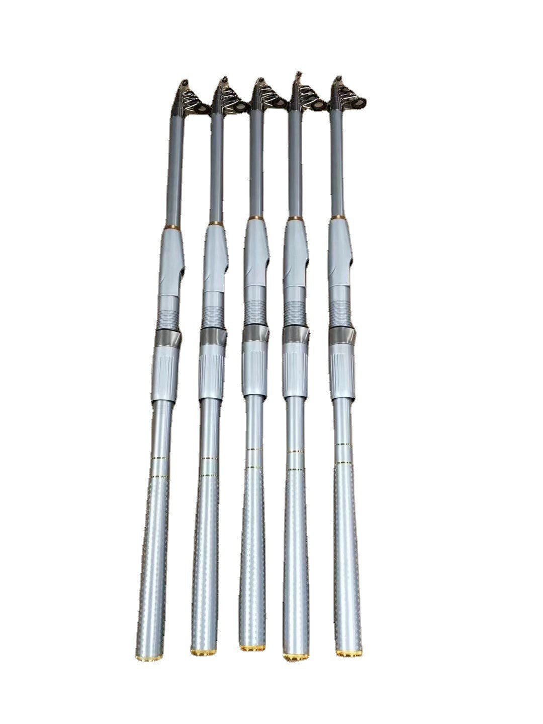 Nueva caña de pescar de tela de 5 capas 2,1 m 3,6 m caña de pescar de largo alcance caña de pescar al por mayor de la fábrica caña de pescar transfronteriza