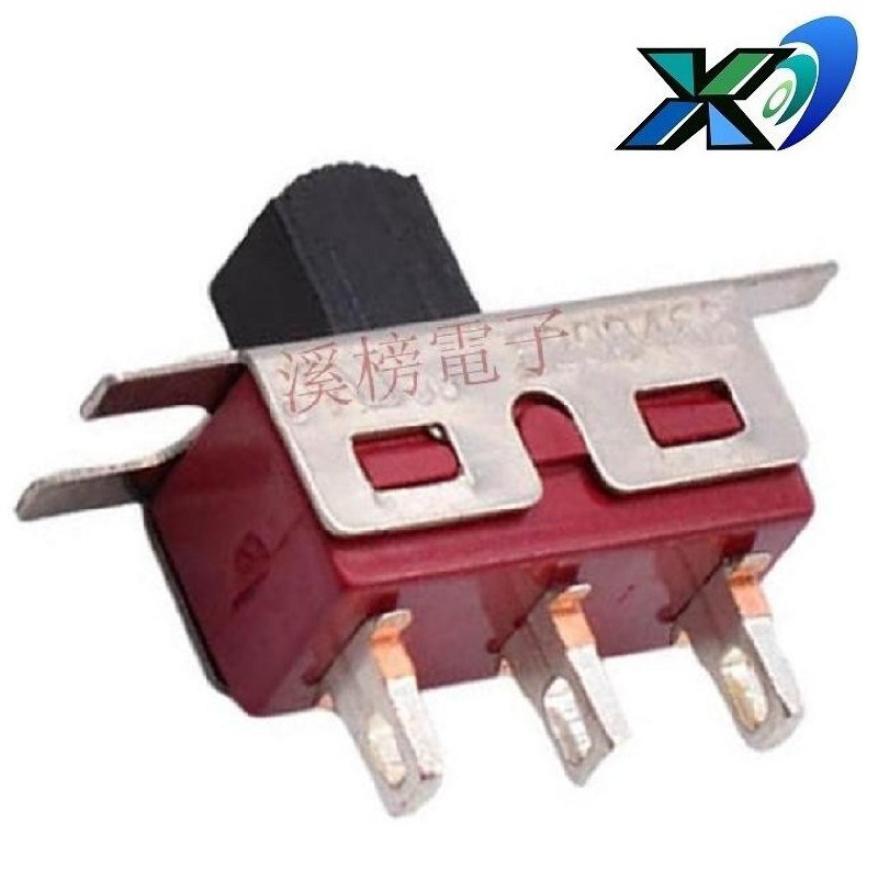 大电流2位拨动开关铜触点   2档开关2A  大电流2档滑动开关度厚银
