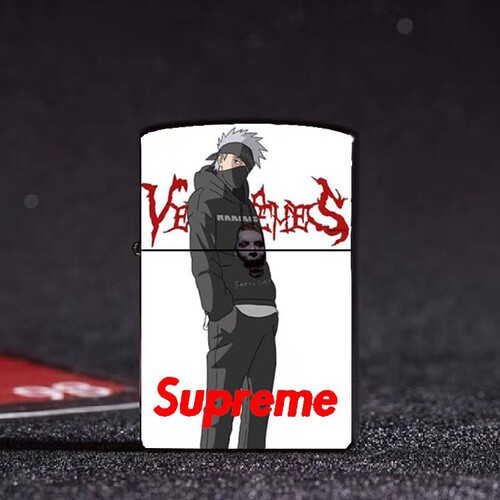Windproof lighter trendy brand creative fashion anime kerosene lighter ins wind lighter