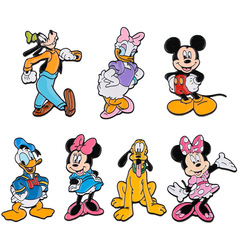 卡通老鼠鴨子胸針徽章服裝背包飾品配飾別針滴油合金胸章跨境外貿