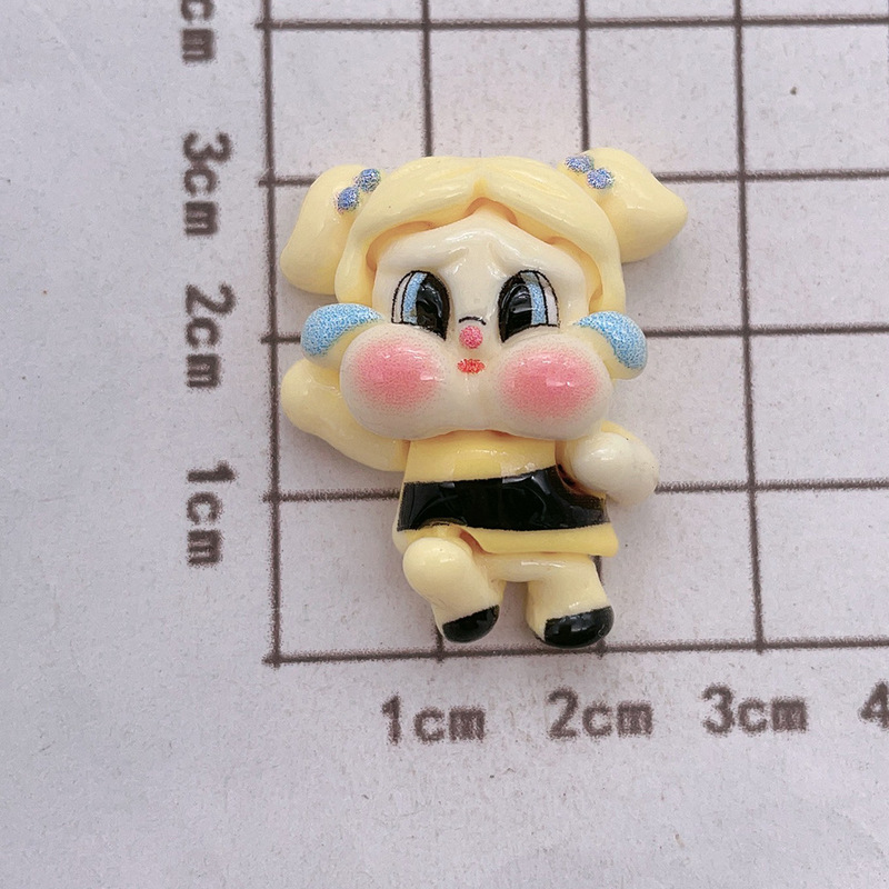 新商品の明るい顔の泣いている子供の女の子の樹脂の部品のdiyクリームのゴムの携帯の箱のコップの靴の服のアクセサリの部品|undefined