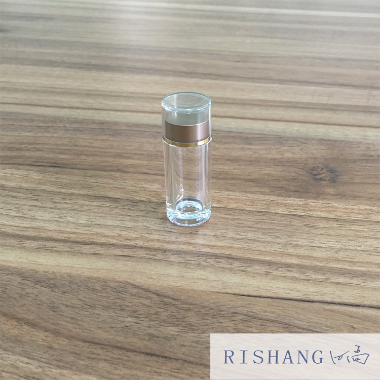 厂家直销8ml小胶囊瓶高档透明瓶亚克力塑料瓶1g藏红花虫草包装瓶