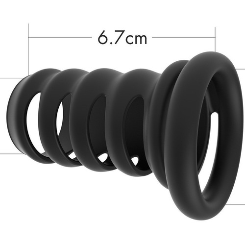 HA-812 Silicone Lock Semen Ring Set Men's Ring Adult Products Physical Lock Semen AliExpress Cross-Border Wholesale