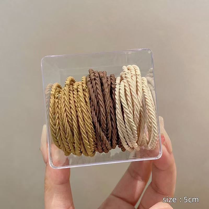 Mascarilla facial de alta elasticidad, lazo para el cabello, cola de caballo alta, cuerda para el cabello sin costuras para niños, no daña el cabello, banda de goma de cuerda para la cabeza para niñas