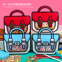 Factory direct sales children's gift packaging bag cute snack tote bag cartoon ziplock bag student birthday gift bag