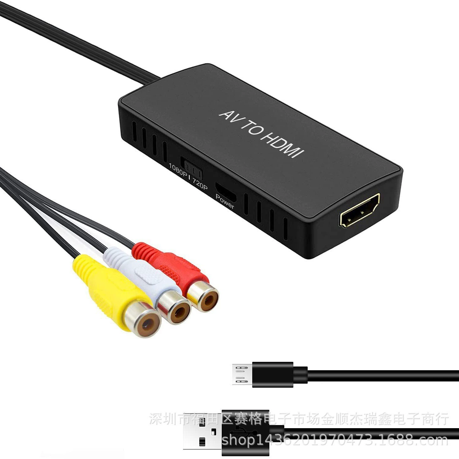AV на HDMI для приставок PS1 PS2 PS3, STB, Xbox, VHS, VCR, воспроизведение Blu-ray/DVD