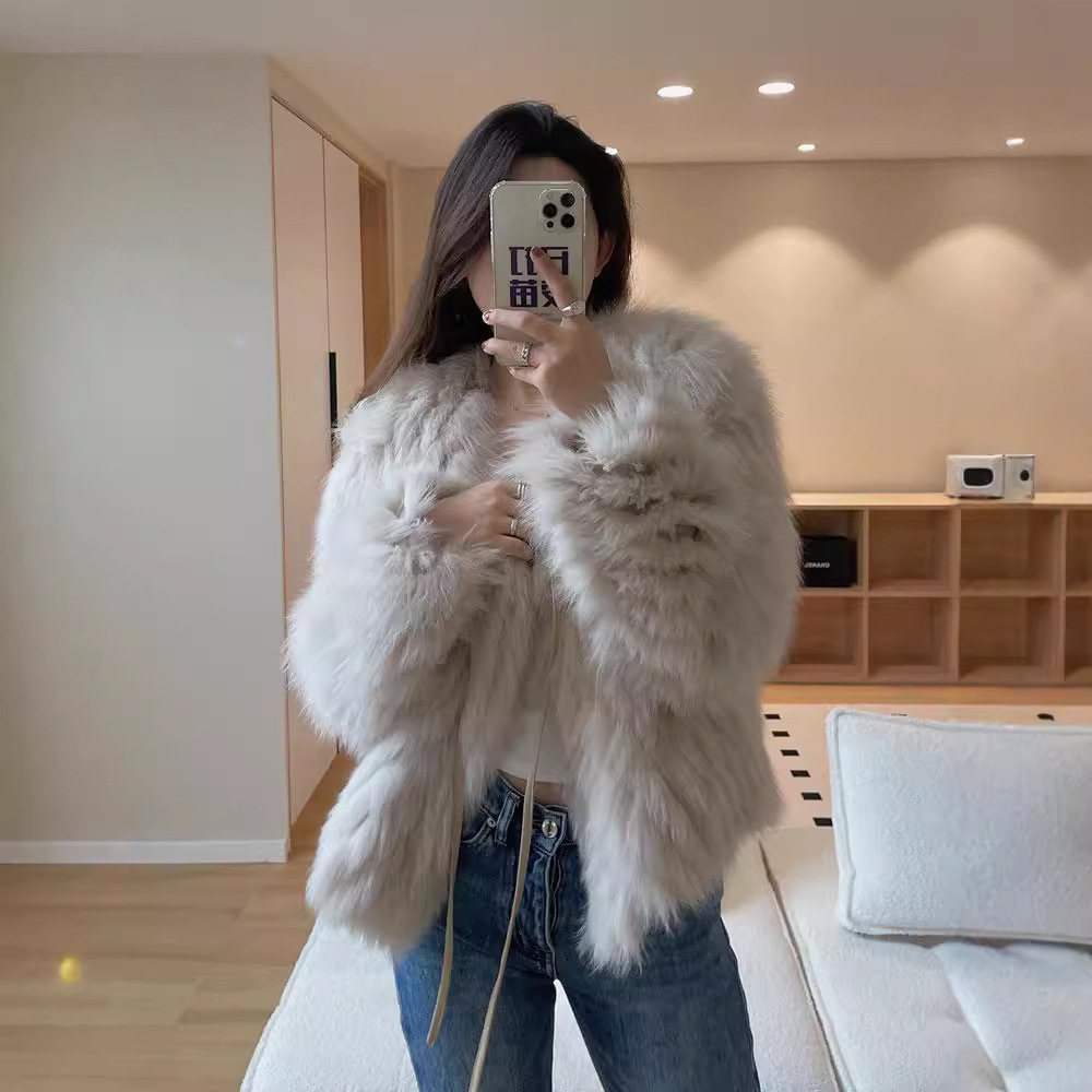 【U LAN】[Holiday] Premium over fox fur jacket 71z8x1stoBL._SY350_QL65_.jpg