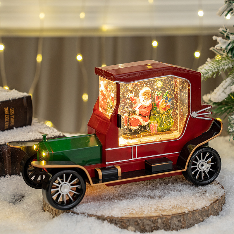 クリスマス装飾電気音楽雪ライトクリスマスギフト誕生日ギフトおもちゃシーン雰囲気装飾品|undefined