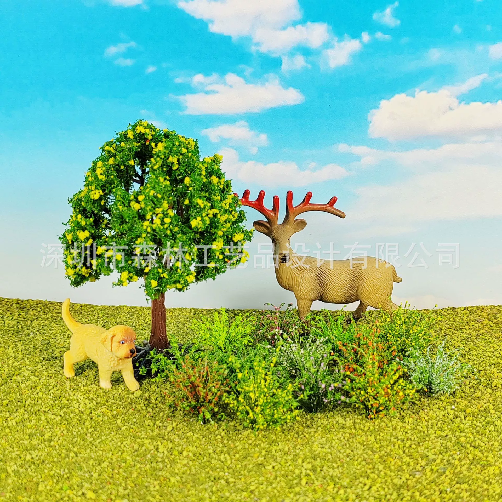 Песочный стол модель здания Дерево Модель поезда дерево песок стол Модель Дерево суккулент украшение земля цветок № 2