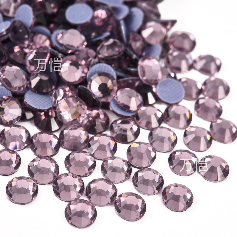 爆発的な輝きの平底イミテーションオパールラインストーン、衣類用アクセサリー、電気メッキガラスラインストーン、大型装飾品、DIYジュエリーアクセサリー材料