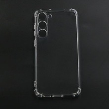 适用三星S24u透明TPU软壳全包保护S23四角气囊防摔手机保护壳防滑