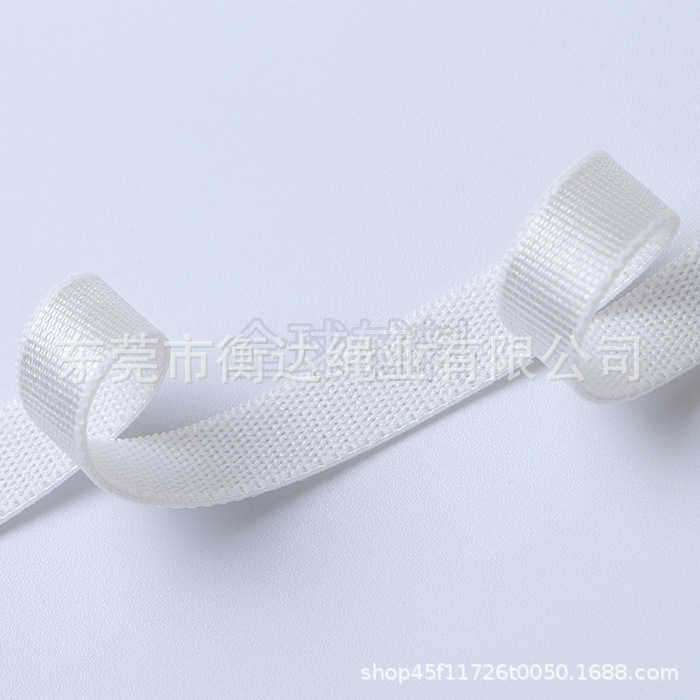 Blanco y negro en stock 0.8 ~ 4cm bra de mujer cinturón de hombro de ropa interior brillante de nylon elástico elástico