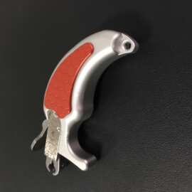 VSNAH不锈钢鱼镖撒放器射鱼打鱼模拟手捏松手释放自动回弹夹口2.3