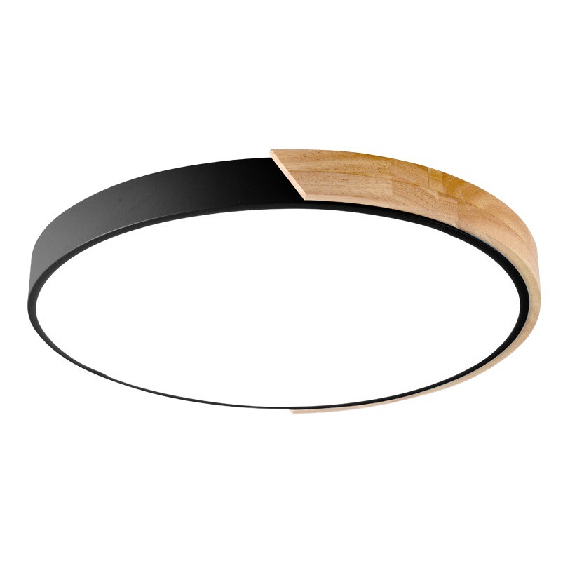 Nordic lámpara del dormitorio de registro moderno simple ronda LED lámpara de techo ultra-delgada macaron sala de lámpara de estudio