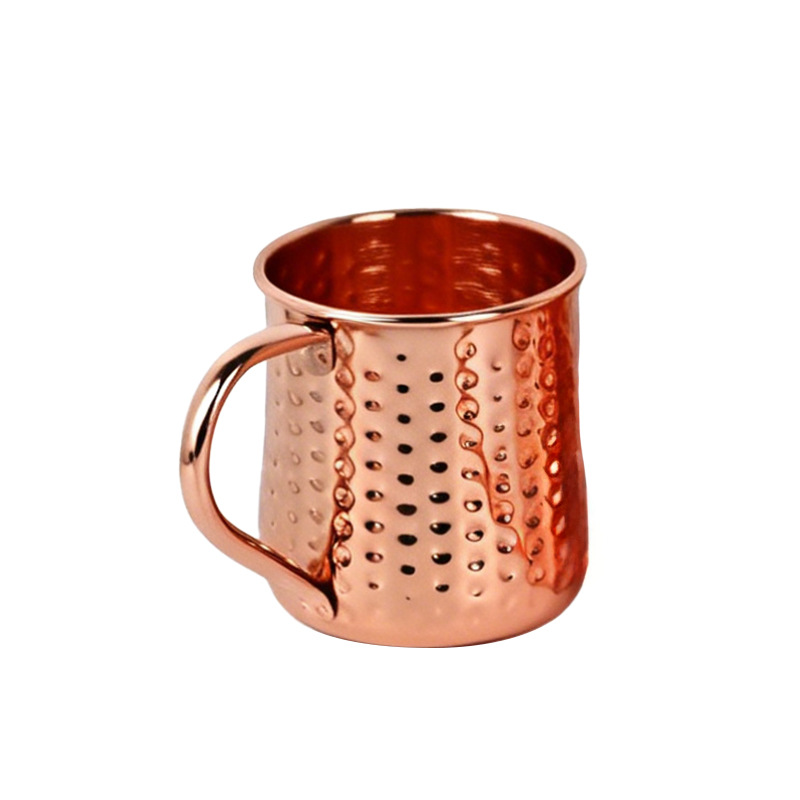 Ayurvedic viaje hervidor de agua fría de grado alimenticio taza de agua deportiva portátil al aire libre taza de cobre se puede personalizar