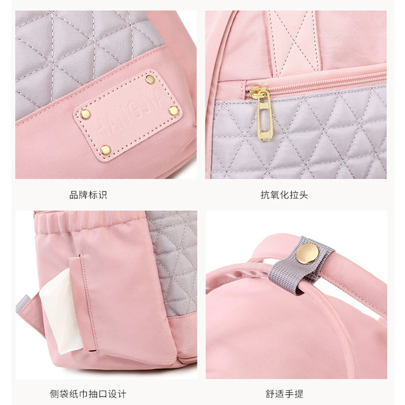 Capacious universal linen bag for mother and baby for leisure, 2023, for import, with embroidery