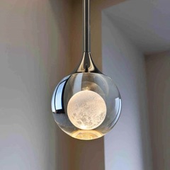 新型水晶の小さいシャンデリアの寝室のベッドのヘッドライトのバーの電気スタンドのアルミニウム合金のショーウインドーのつり線の明かりのテレビの背景の壁の照明器具