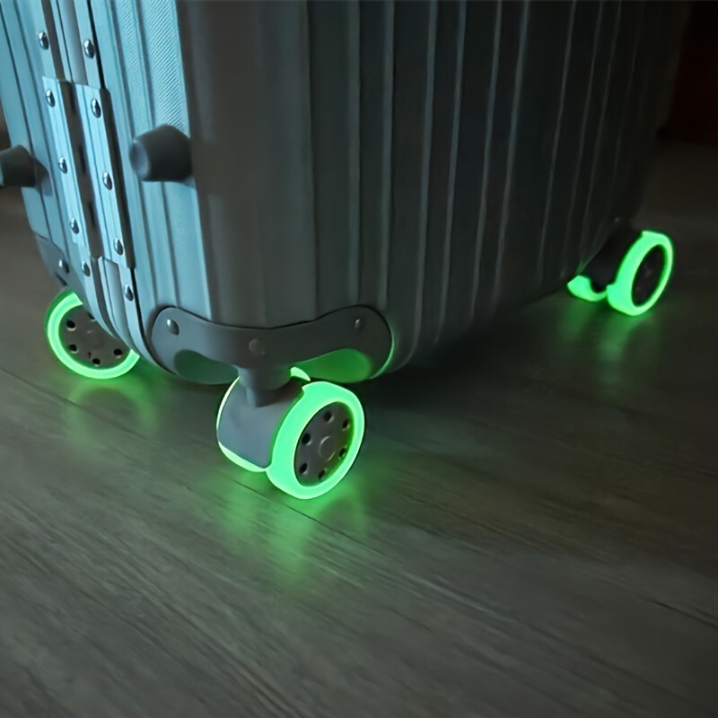 Cross-border luggage case wheel cover chair universal wheel silicone protective cover mute wear-resistant noise reduction shock-absorbing luminous wheel cover Cross-border luggage case wheel cover chair universal wheel silicone protective cover mute wear-resistant noise reduction shock-absorbing luminous wheel cover
