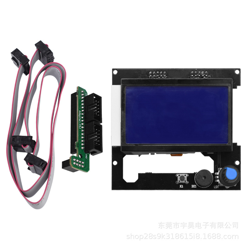 3D打印机配件 smart controller RAMPS1.4 LCD 12864 液晶控制屏